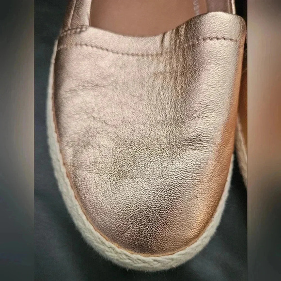 Fitflop Siren Rose Gold Espadrille Slip On Flats size 5/5.5US - Picture 4 of 8